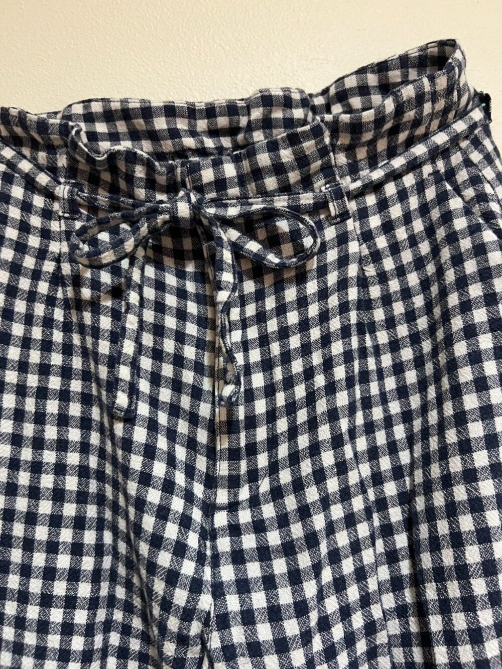 Abercrombie Blue Gingham Pants - Picture 6 of 7
